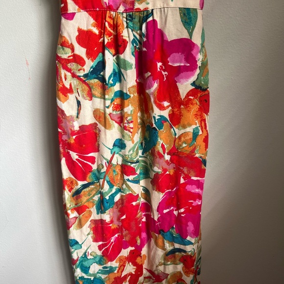 VICI Floral Maxi Summer Wrap Dress Size S Small Classic Sundress Wedding Brunch - Picture 6 of 10